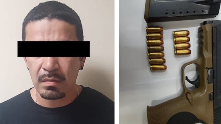 Sorprenden a sujeto con arma de fuego cargada en San Luis Río Colorado; fue detenido