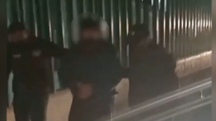 Octavio Alfonso, esposo de maestra que fue agredida durante clase, es aprehedido por violencia familiar