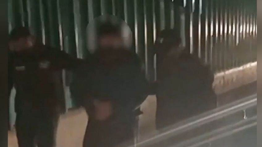 Octavio Alfonso, esposo de maestra que fue agredida durante clase, es aprehedido por violencia familiar