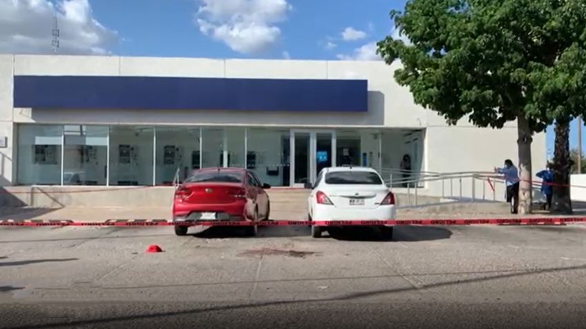 Frustran robo en banco de Hermosillo; el presunto ladrón recibió un disparo en la cabeza