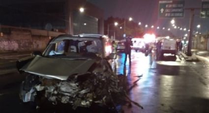 CDMX: Brutal choque entre dos autos en Azcapotzalco deja saldo de un muerto