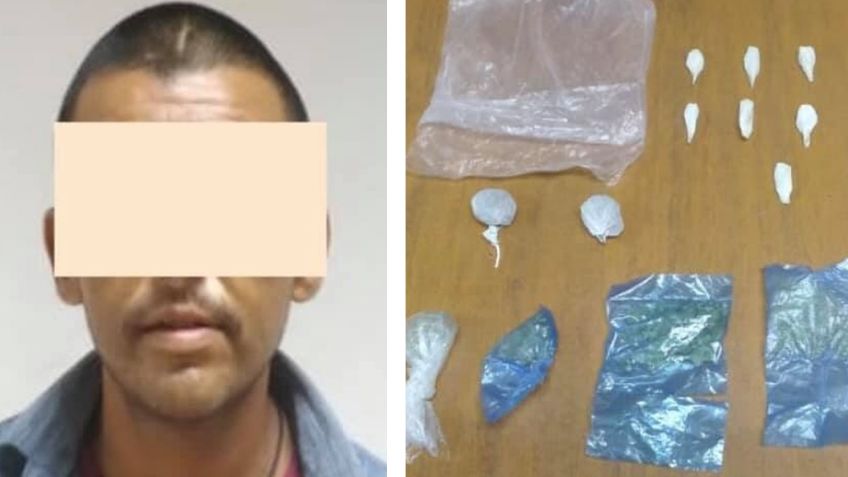 Hermosillo: Lo paran por conducir a exceso de velocidad y le encuentran 'crystal' y marihuana