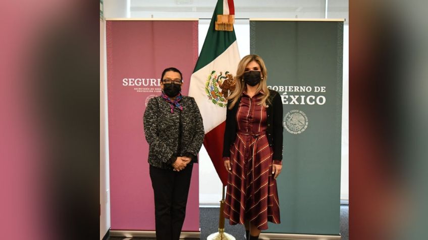 Claudia Pavlovich se reúne con titulares de Seguridad y Protección Ciudadana en México