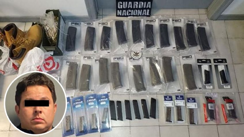 Con dos armas de fuego y varios cartuchos, aseguran a Johnnie 'N' en garita de Nogales