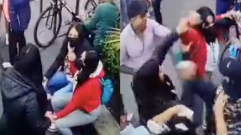 ¡De no creer! Pareja es agredida a plena luz de día por besarse en público