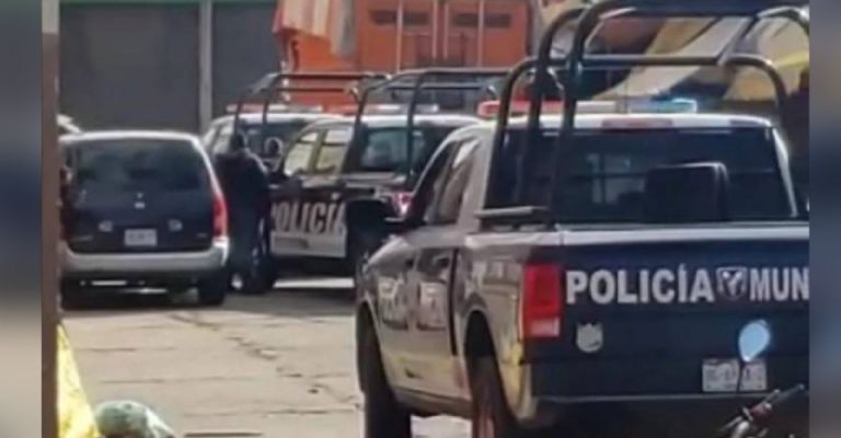 Autoridades llegan al sitio