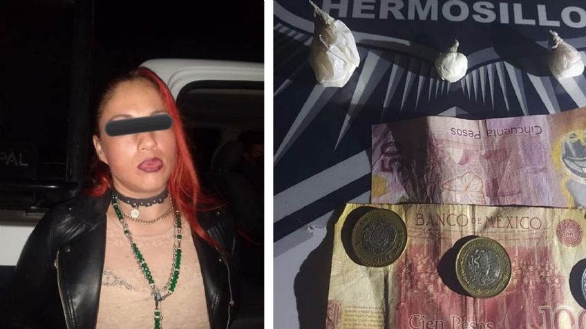 Guadalupe 'N' es detenida durante la madrugada en Hermosillo por posesión de droga