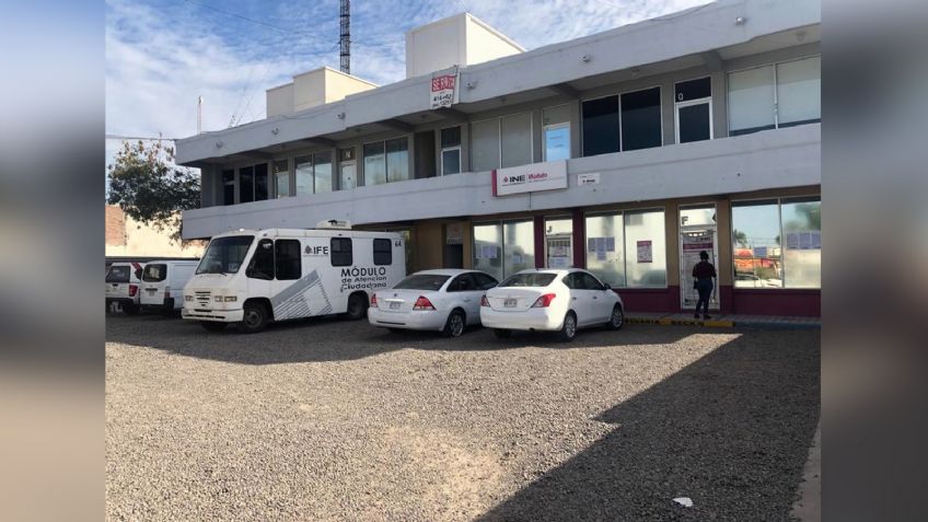Ciudad Obregón: Módulo fijo del INE permanecerá cerrado hasta el próximo jueves; sanitizan oficinas