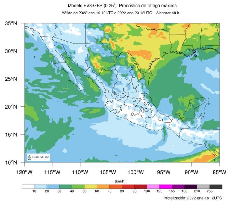 Pronóstico del clima en México