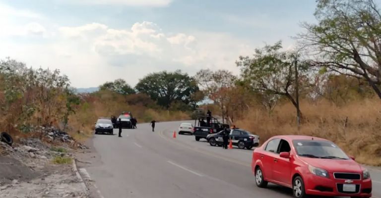 Autoridades llegan al sitio