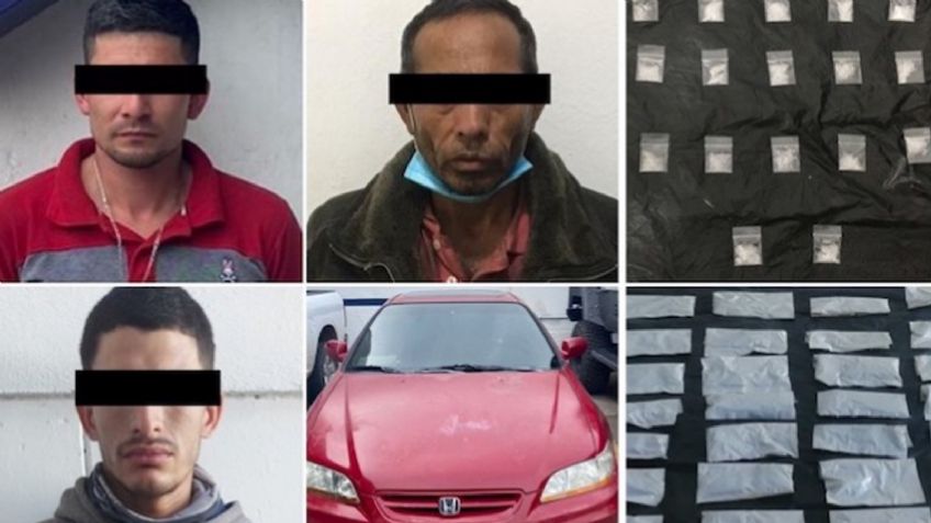 Hermosillo: Capturan a siete presuntos delincuentes e incautan más de mil 415 dosis de droga