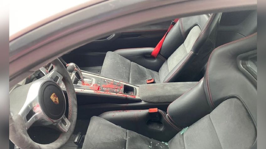 Dos personas son atacadas a balazos al viajar en un auto de lujo por CDMX