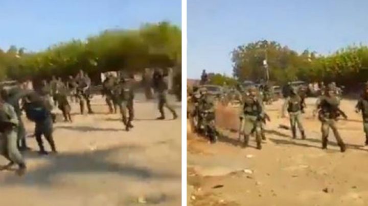 VIDEO: Con palos y piedras, pobladores corren a militares de comunidad en Michoacán