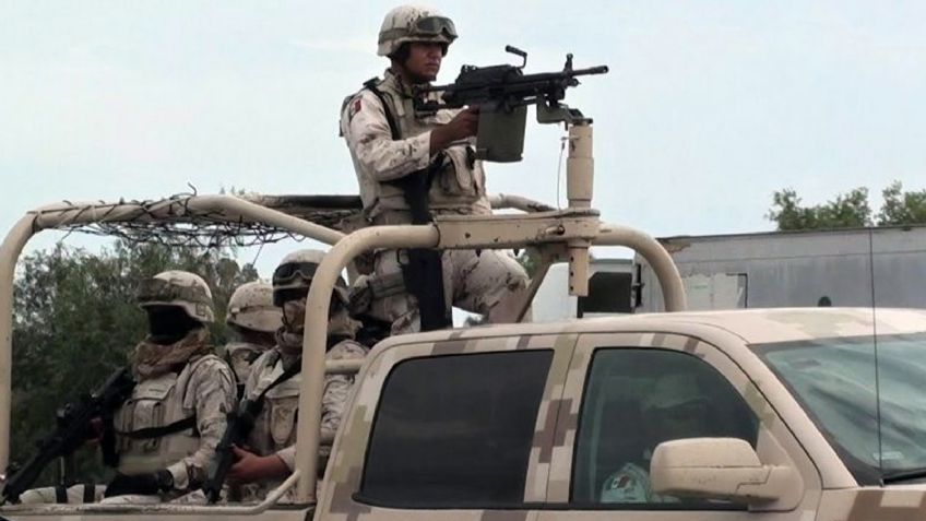 Entrenamiento armado al norte de Sonora deja tres narcos detenidos y un militar fallecido