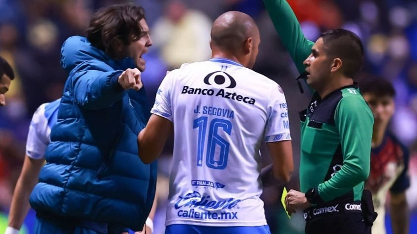 ¿Qué le pasó? Santiago Solari se vuelve loco y se va expulsado del juego América-Puebla