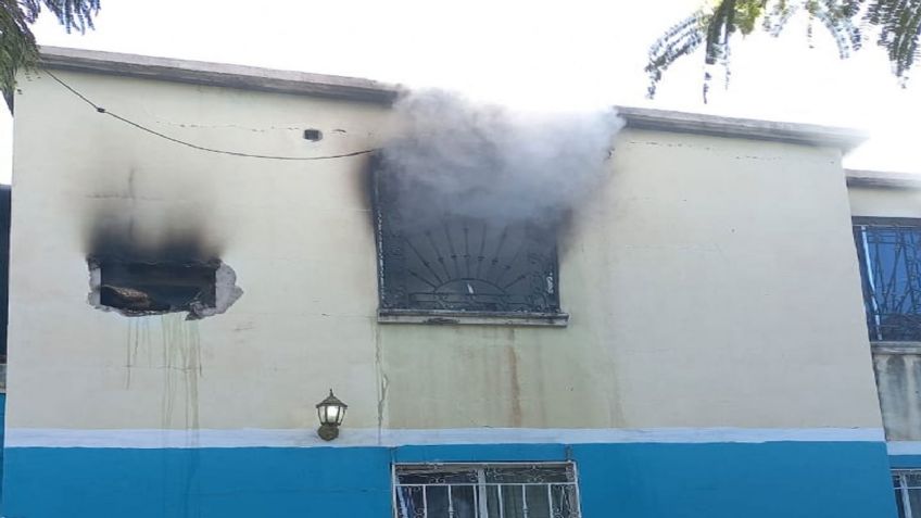 Incendio provoca daños materiales en casa de Ciudad Obregón; madre e hijo logran ponerse a salvo