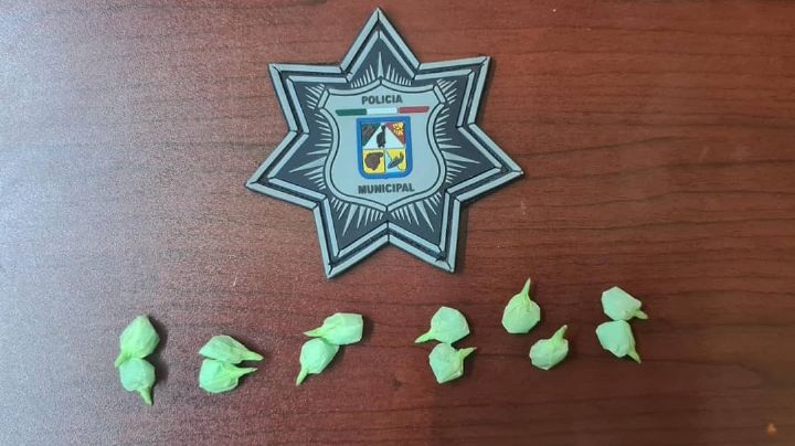 Ciudad Obregón: Ve a la Policía y se echa a correr; lo detienen y descubren que traía drogas