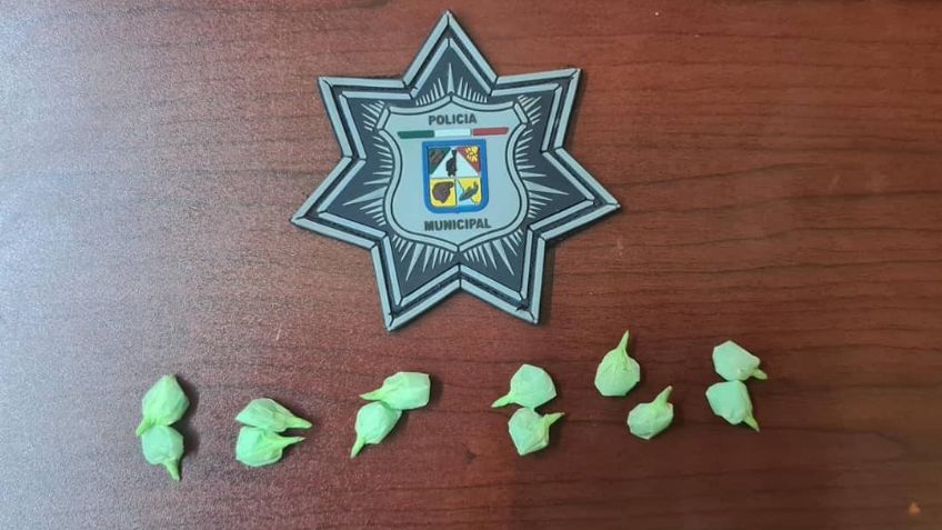 Ciudad Obregón: Ve a la Policía y se echa a correr; lo detienen y descubren que traía drogas