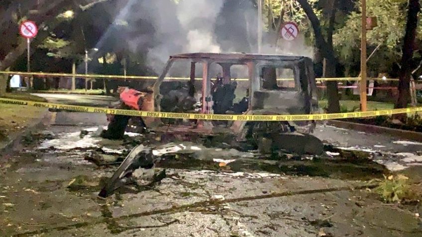 (VIDEO) Tragedia en CDMX: 2 mueren calcinados tras colisionar en concurrida avenida