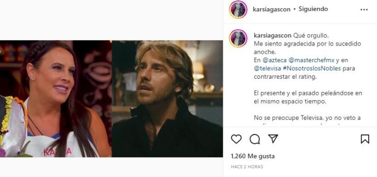 Publicación de Karla Sofía Gascón