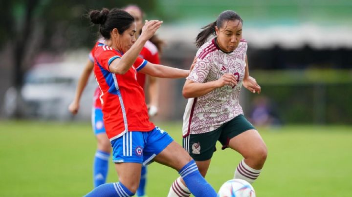Charlyn Corral vuelve a vestir la playera del 'Tri' Femenil; empatan a 1 con Chile