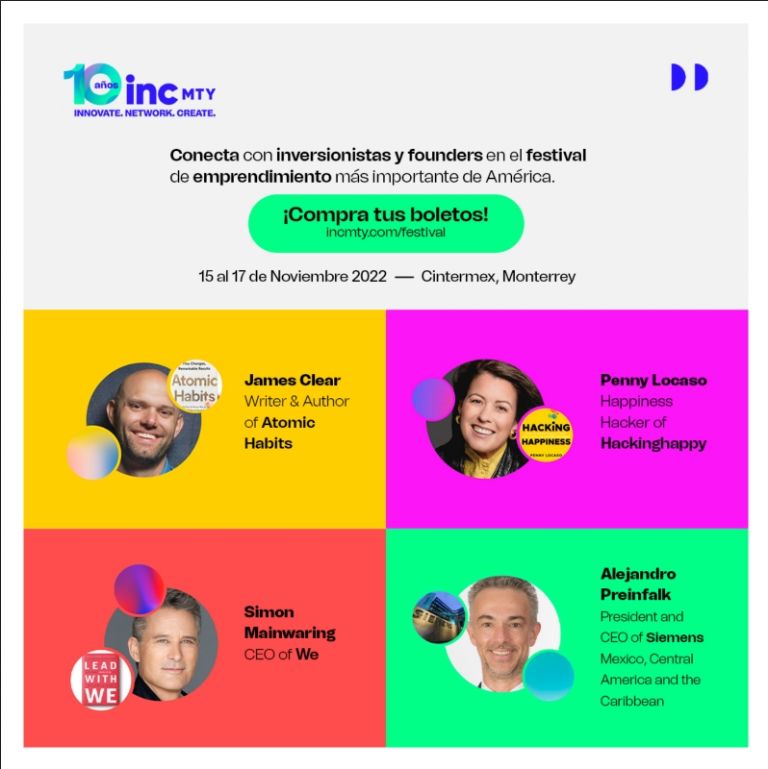 Conoce a los mentores que estarán presentes en INCmty 