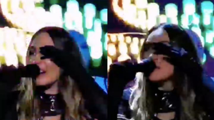 VIDEO: Aun con lágrimas sobre el escenario, Belinda responde así al 'hate' de sus exnovios
