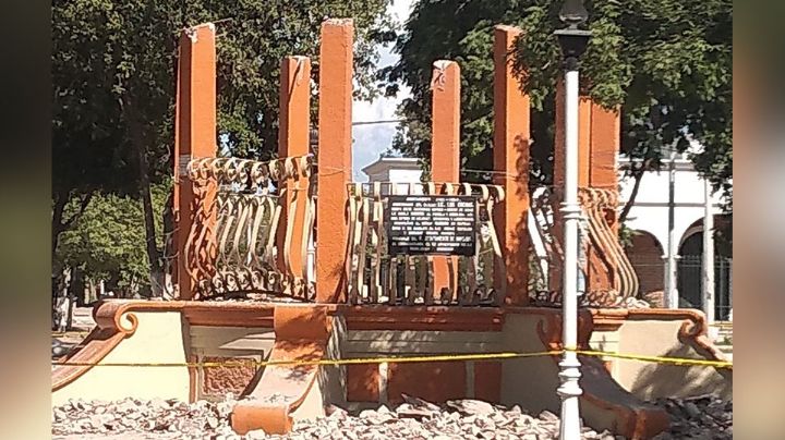 Ayuntamiento de Navojoa derrumba kiosko con más de 112 años de historia