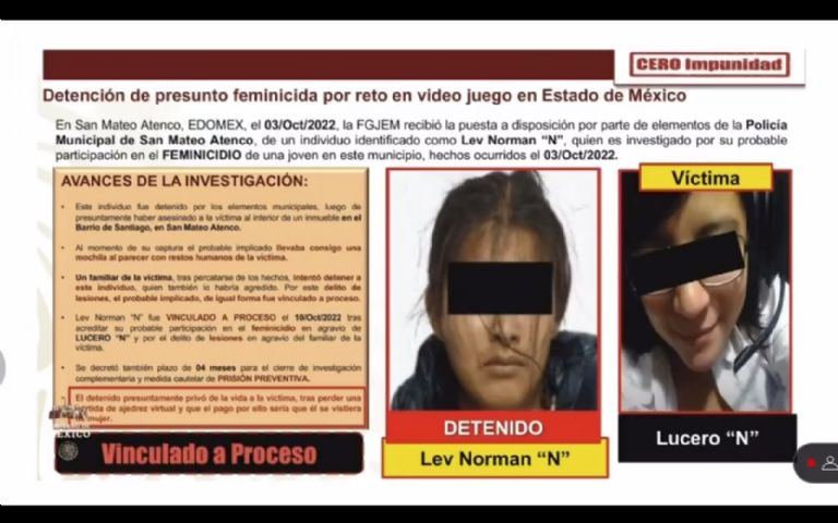 SSPC informa sobre el feminicidio de Lucero en Edomex. Foto: Gobierno de México