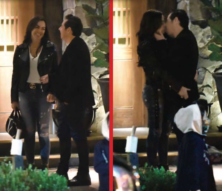 Una de las primeras imágenes captadas de la pareja 