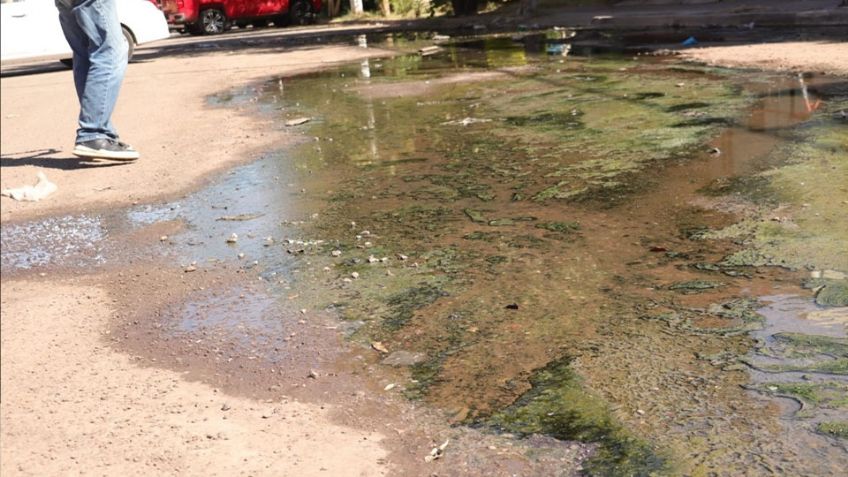 Ciudad Obregón: Sufren en Fovissste 2 por drenaje; limpian y los quieren multar