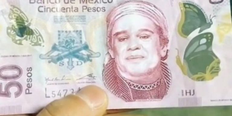 Billete Juan Gabriel 