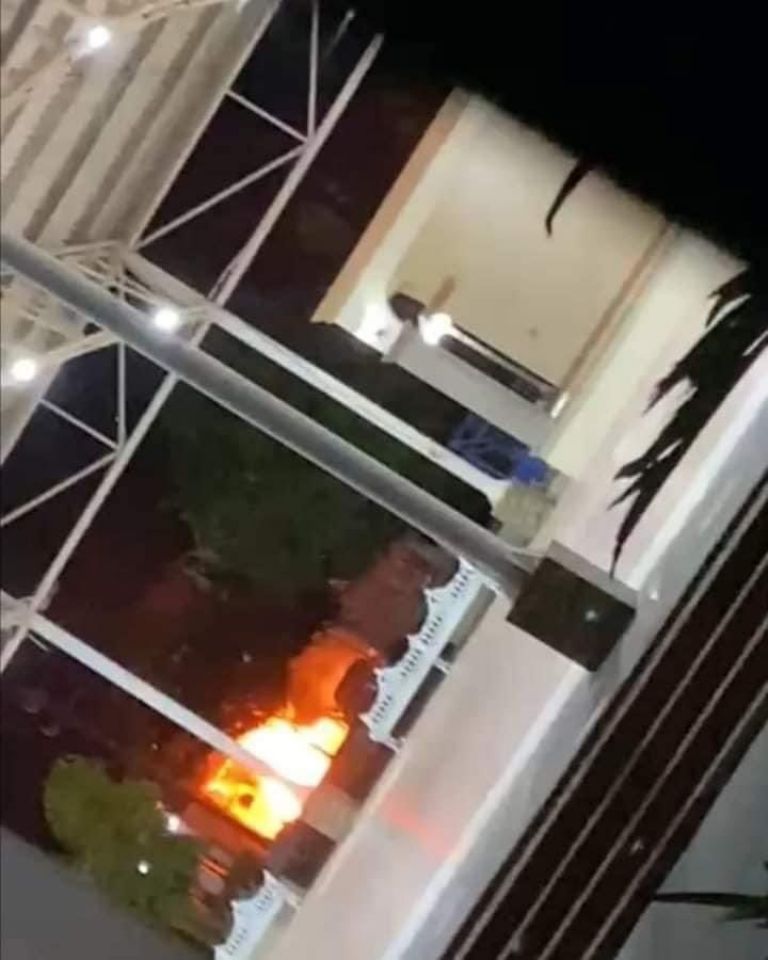 Autoridades se movilizaron por una agresión armada en Rosario Tesopaco. Foto: Twitter