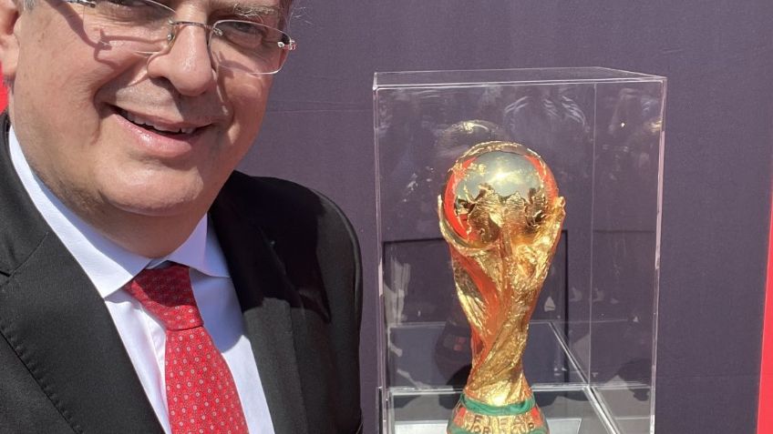 VIDEO: Copa Mundial FIFA 2022 llega a México y SRE celebra; podrás verla en estas ciudades