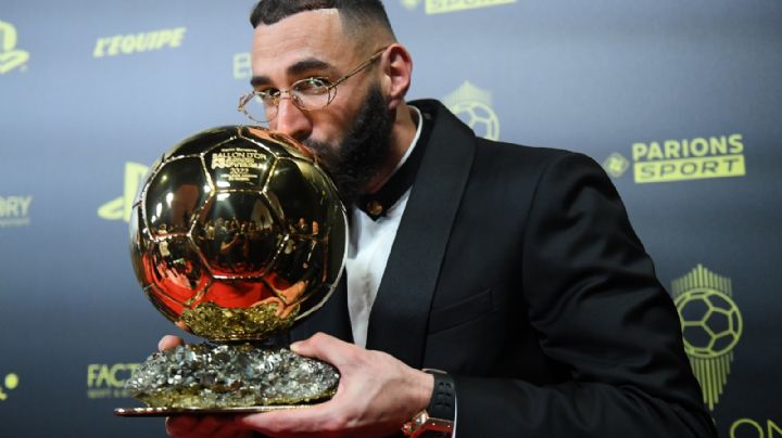 Karim Benzema logra su primer Balón de Oro; Messi y Cristiano Ronaldo, fuera del top 10