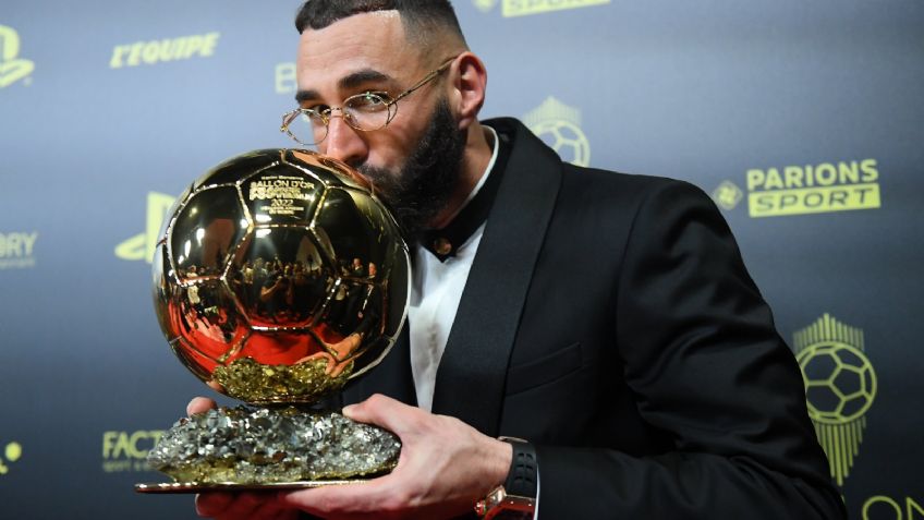 Karim Benzema logra su primer Balón de Oro; Messi y Cristiano Ronaldo, fuera del top 10