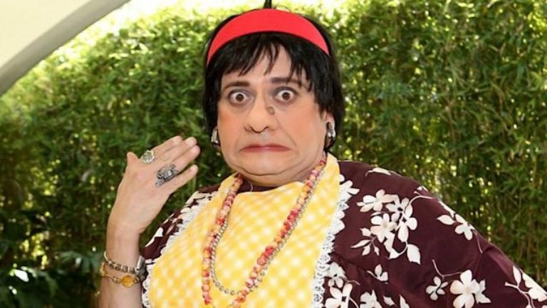 Fotografía de Eduardo España caracterizado de 'Margara Francisca