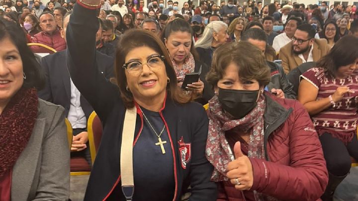 Celebran aniversario de Morena en el Edomex con Delfina Gómez y Mariela Gutiérrez