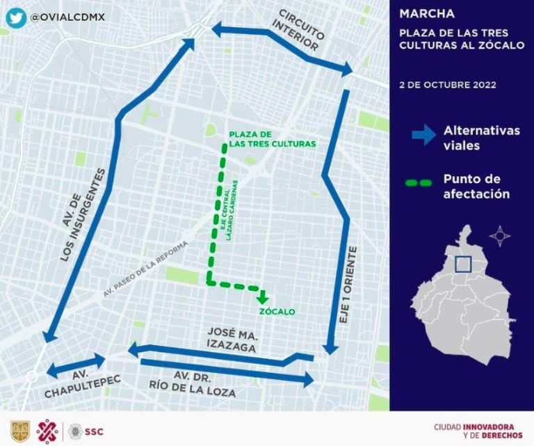 Alternativas viales CDMX 