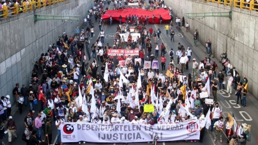 Marchas y movilizaciones en la CDMX; Estos son los contingentes que causarán trafico en la capital