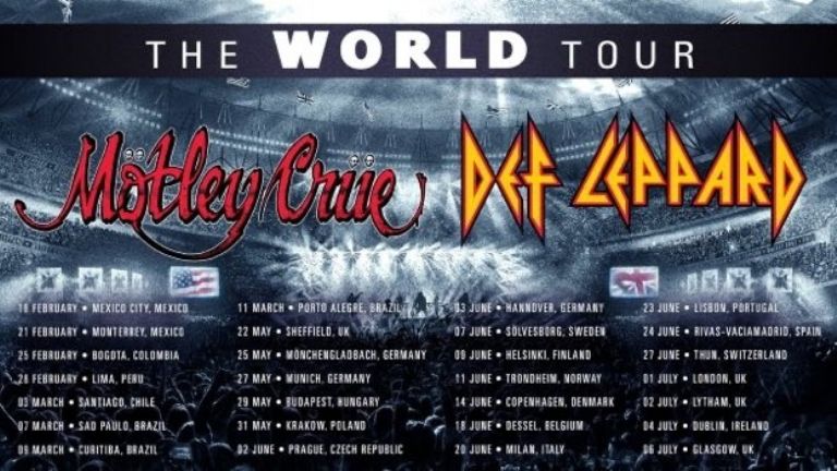 Def Leppard y Mötley Crüe 