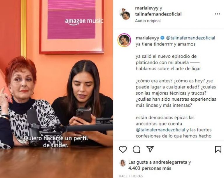 María Levy crea un Tinder para su 'abuelita'