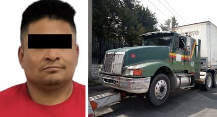 Cae Juan Antonio a bordo de tráiler robado; secuestró al chofer para hurtar la mercancía