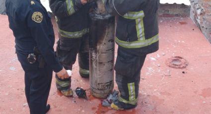 Fuga en tanque de gas provoca incendio en Iztapalapa; Evacúan a más de 50 personas