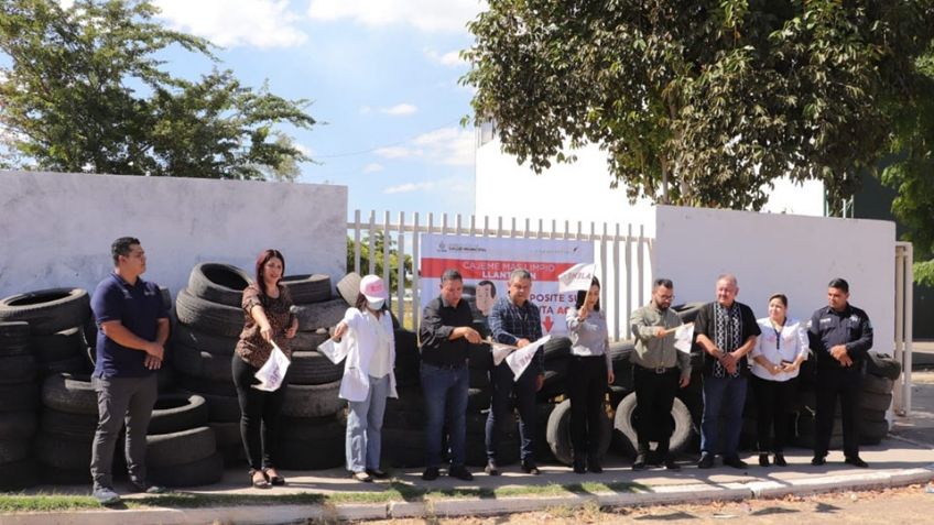 Cajeme: Dan banderazo a la primera campaña 'Llantatón' para disminuir riesgos por el dengue