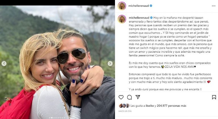 Michelle Renaud y Matías Novoa 