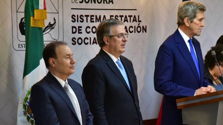 Sonora: Marcelo Ebrard y Alfonso Durazo se reúnen con John Kerry y presentan Plan Sonora