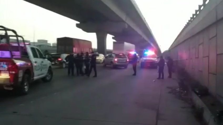 Intento de robo en la México-Puebla desata balacera; zona permanece acordonada