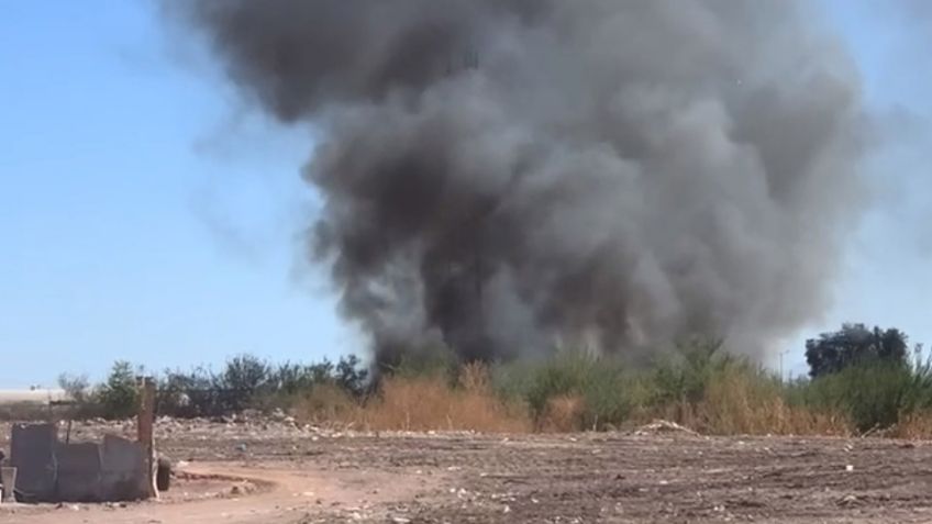 Servicios Públicos de Navojoa contamina durante la limpieza de panteones