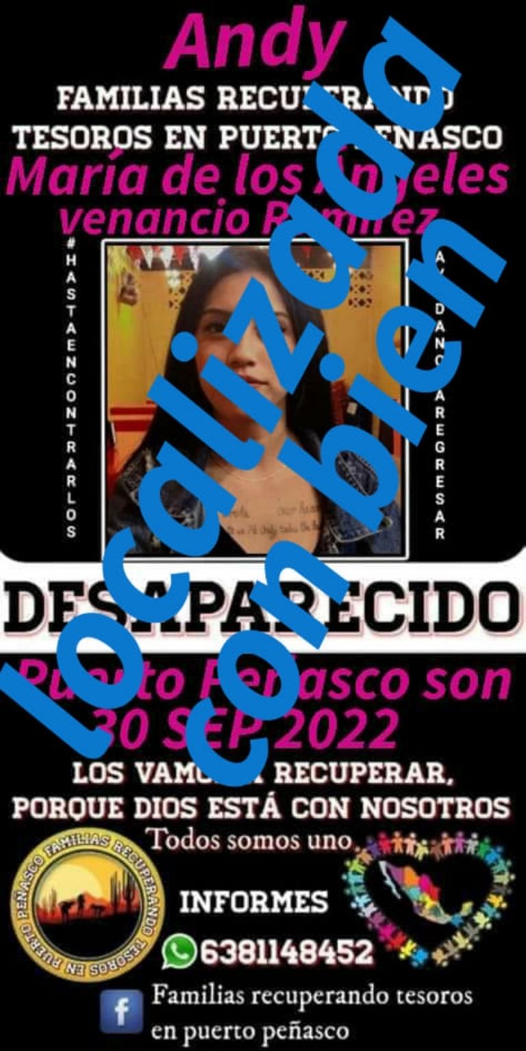 La ficha de María de los Ángeles Venancio Ramírez